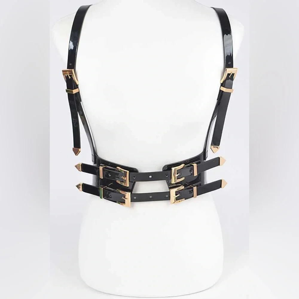 The Stallion Western Corset Harness Waist Statement Belt